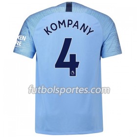 Camisetas Manchester City Kompany 4 Primera Equipacion 2018/2019